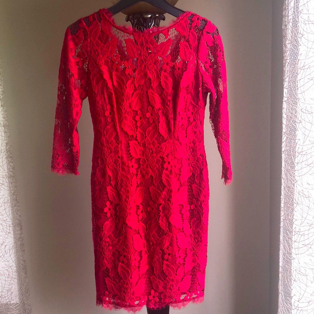 Adrianna Papell Lace Dress